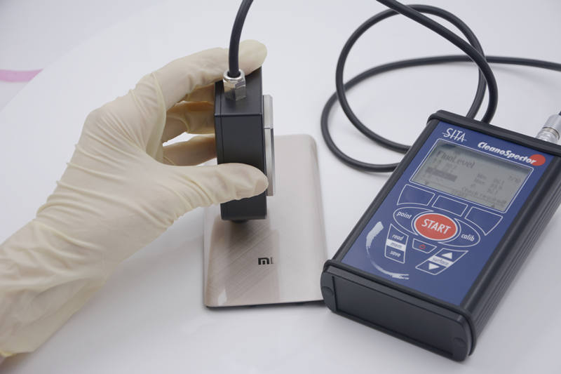 析塔表麵清潔度儀(yi) 耐指紋塗料易清潔測試