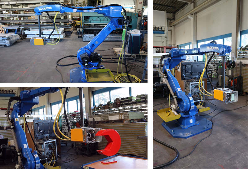 塗魔師3D Inline集成到機械手對工件進行整體(ti) 膜厚成像測量