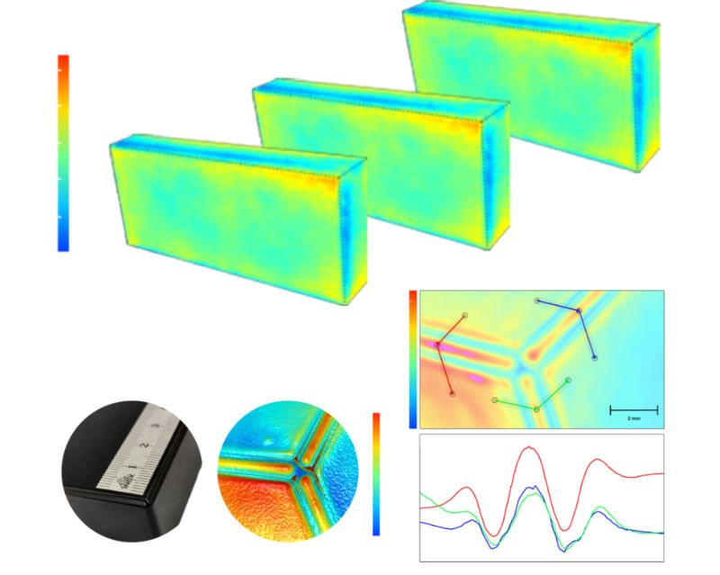 塗魔師3D膜厚成像係統可測量電芯絕緣塗層R角棱邊塗層厚度