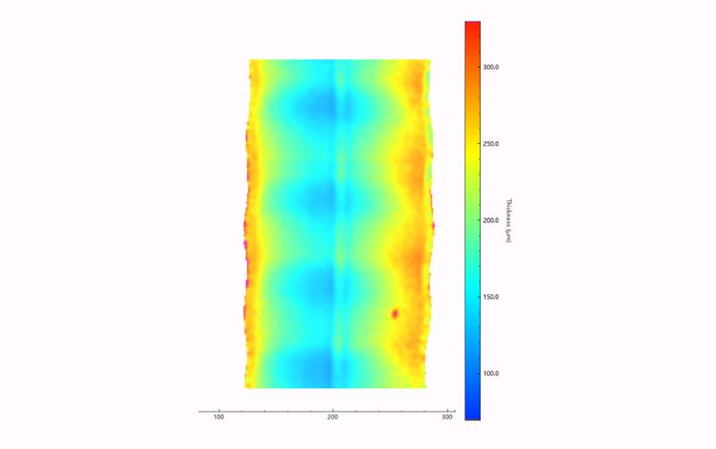使用塗魔師3D測厚係統進行蛇形管的大麵積測厚