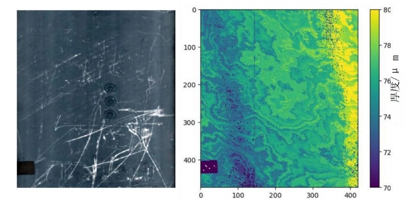 使用Specim FX17高光譜相機測量FG31塗層厚度