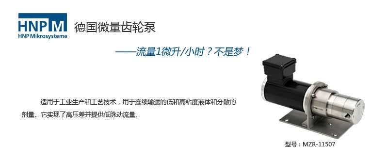 mzr-11507微環形齒輪泵