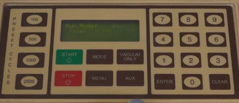 耐磨擦試驗機操作麵板