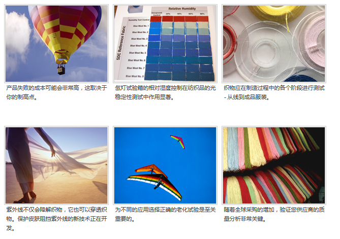 麵料及紡織品的應用