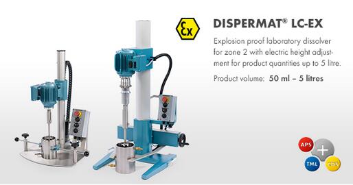 Explosion proof dissolver DISPERMAT® LC-EX分散機