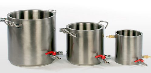 帶排水閥的不鏽鋼雙壁分散容器