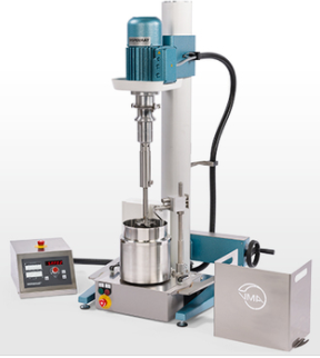 配備ASC刮刀的DISPERMAT® - LC110高粘度分散機