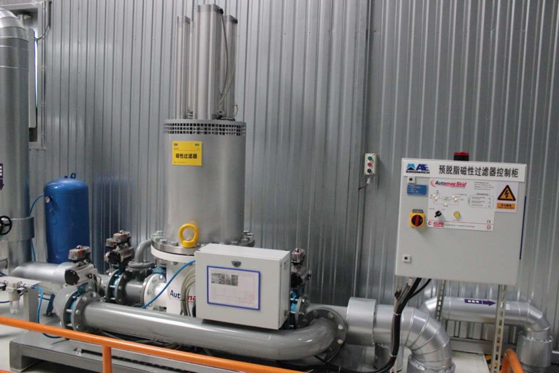 哈爾濱福特塗裝線磁性過濾係統應用