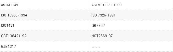 臭氧老化測試標準
