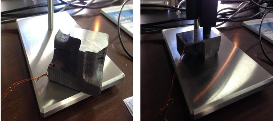 缸蓋、氣缸體(ti) 表麵油汙清潔度檢測