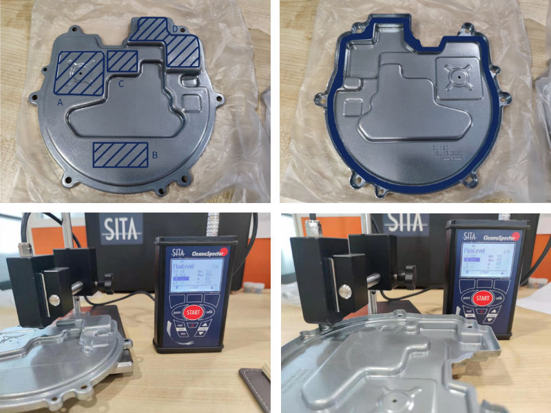 汽車零部件塗膠工藝前清潔度檢測