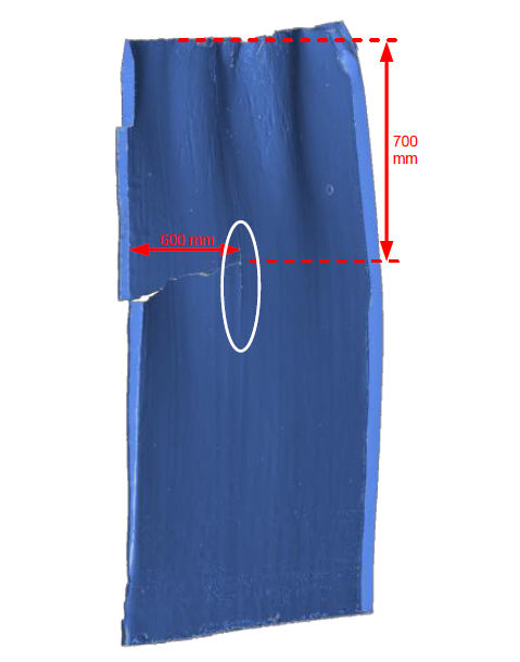 圖8半斷裂的殼體(ti) 