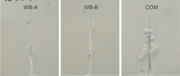 圖11顯示這些係統在鹽霧試驗約 1000 小時後的麵板圖像