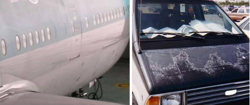 運輸交通工具塗料老化情況