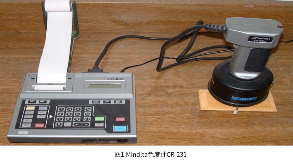 圖1 Minolta色度儀(yi) CR-231