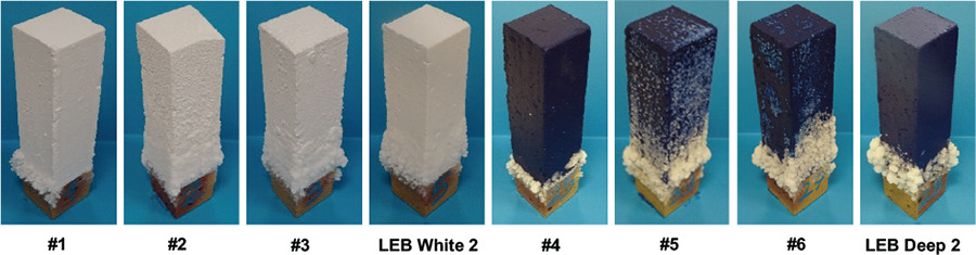 圖4為(wei) 白色和深色基層的抗老化能力