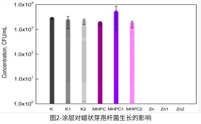 蠟狀芽孢杆菌對含有納米ZnO的活性塗層的敏感性分析