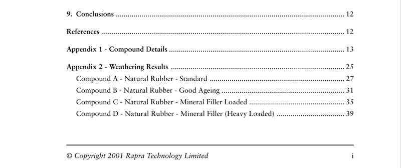 "橡膠彈性體(ti) ,密封劑加速老化測試5/
