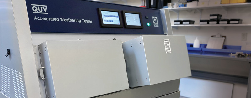 橡膠傳(chuan) 送帶熒光紫外燈老化試驗箱3D樣品架